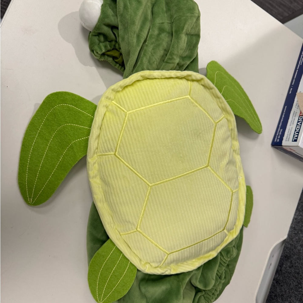 Green pet Turtle Reptile Costume for small to medium dog - Picture 2 of 2